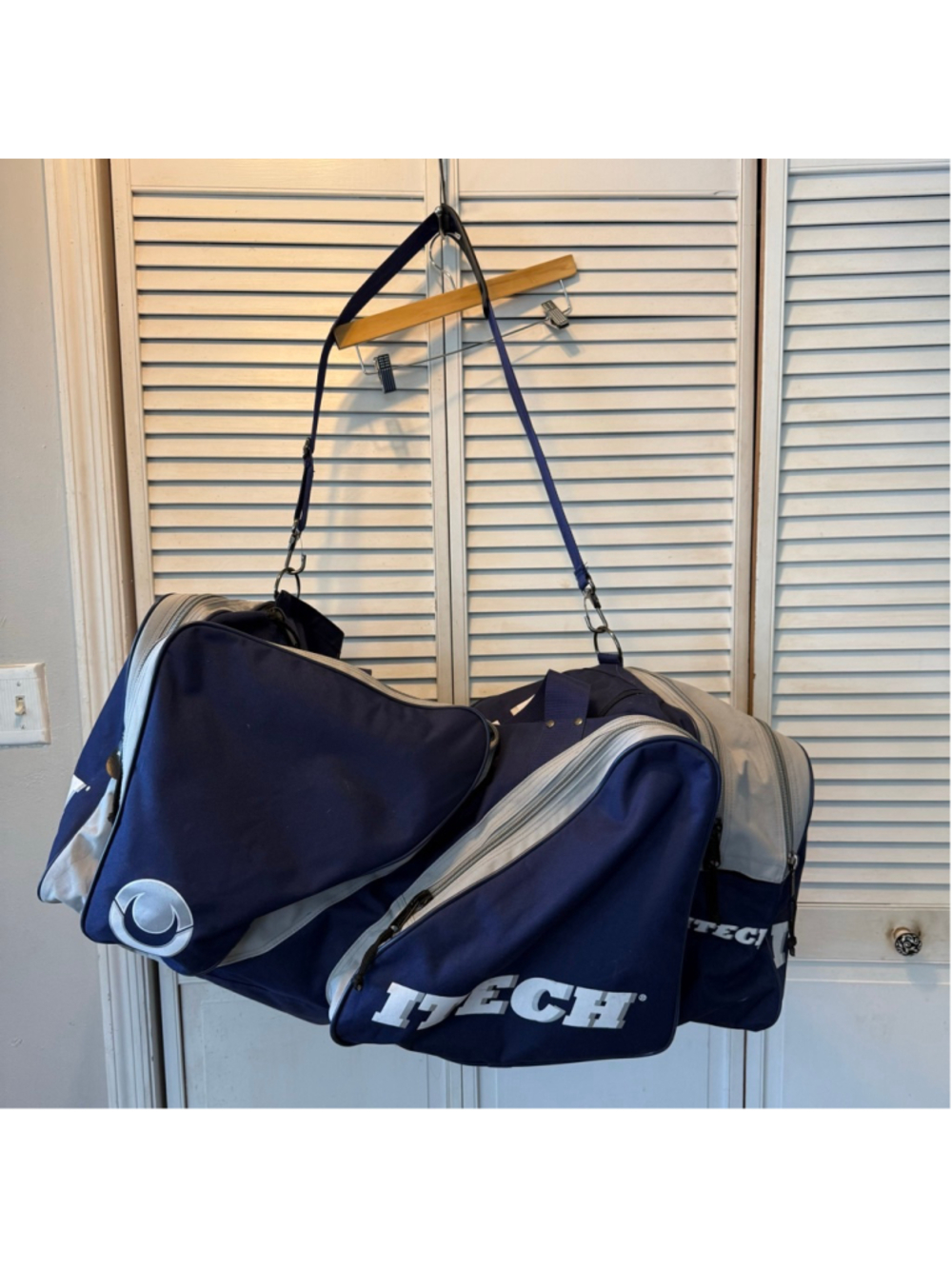 ITECH Corintia Hockey Gear Bag XL Blue Wheeled Style (No Wheels) Multi